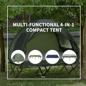 Couverture <span class=keywords><strong>de</strong></span> tente <span class=keywords><strong>de</strong></span> camping, matelas pneumatique épais 4-en-1, <span class=keywords><strong>une</strong></span> chambre, quatre saisons, résistant à l'eau, ouverture rapide, camping <span class=keywords><strong>pour</strong></span> 2-3 personnes - Product Image 6
