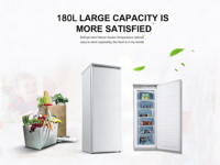 Nouveau Congélateur Coffre Électrique 180L Mini, Porte Simple, Blanc, pour Hôtels, Commerces et Usage Domestique, Modèle 2026