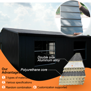 Painel Sanduíche de Alumínio com Preço de Fábrica, Painéis Isolados para Telhados e Paredes, Novo Melhor Material de Construção, Painel Sanduíche para Paredes - Product Image 5
