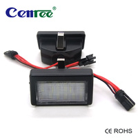 Feux de plaque d'immatriculation LED Jieshengguang pour ML W164/X164/X164, lampes de cadre de plaque d'immatriculation extérieures, 500 lumens