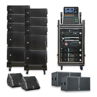 Speaker Line Array Pasif Mono Dual 10" Seri LS3 LA 6+4+2+2 dengan Daya 700W/500W, Casing Kayu, Garansi 3 Tahun