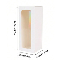 Boîte cadeau transparente en papier kraft pour tasses, bouteilles, gobelets, bougies – Impression personnalisée, vente au détail et en gros