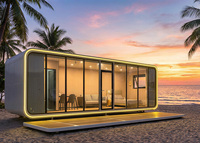Maisons modulaires en acier JYD sur les toits minimalistes des villes améliorent l'horizon urbain et l'aménagement paysager moderne avec un design élégant