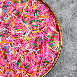 Décorations comestibles pour gâteaux : Vermicelles chocolatés, confettis arc-en-ciel, pour donuts, cupcakes et gâteaux d'anniversaire - Product Image 2