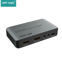 Tarjeta de Captura de Video HDMI 4K 60Hz, Plug and Play, Sin Necesidad de Drivers, Compatible con Entrada de Audio y Mezclador de Micrófono