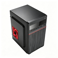 Boîtier PC compact Micro ATX Mini ITX à succès avec 4 emplacements PCI, ventilations en maille pour HDD/SSD et 3 ventilateurs – Accessoires pour PC de jeu
