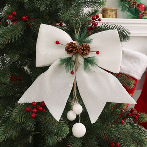 Foam Pearl Classic Butterfly Design Customized Eco-Friendly Factory Christmas <b>Tree</b> and Hanging Ornaments Bowknot Decorations - Product Image 5