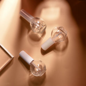 Effacer Vide Rose Fleurs <span class=keywords><strong>Plante</strong></span> Huile Essentielle Cuticule Bouteille D'huile Vernis À Ongles Huile Bouteille En Verre Avec Couvercle Blanc et Brosse Blanche - Product Image 3