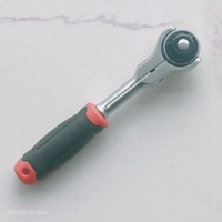 1/4 3/8 1/2 Pouce 270 °   Clé à molette réglable en angle, à dégagement rapide avec verrouillage, tête flexible pivotante, clé à cliquet universelle 72T en acier CRV