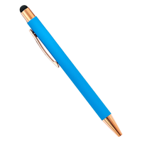 Stylo bille rétractable en métal avec écran tactile en aluminium, idéal pour la promotion sportive, la vente en gros, la personnalisation de logo et les activités d'entreprise