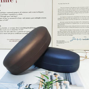 Premium Glasses Case Rectangle Flip Solid Color Eyeglasses <b>Storage</b> <b>Box</b> For Sunglasses And Prescriptions - Product Image 4