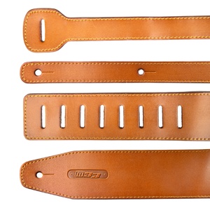 Correa <span class=keywords><strong>de</strong></span> Cuero para Guitarra M33 <span class=keywords><strong>de</strong></span> 2.5 Pulgadas <span class=keywords><strong>de</strong></span> Ancho, Correa <span class=keywords><strong>de</strong></span> Guitarra Suave Genuina <span class=keywords><strong>de</strong></span> Color Marrón para Guitarra Acústica, Eléctrica y <span class=keywords><strong>Bajo</strong></span> - Product Image 5