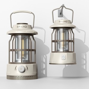 Lanterne de camping de marque, lumière COB, batterie rechargeable, blanc chaud, portable, lumière de tente d'extérieur - Product Image 1