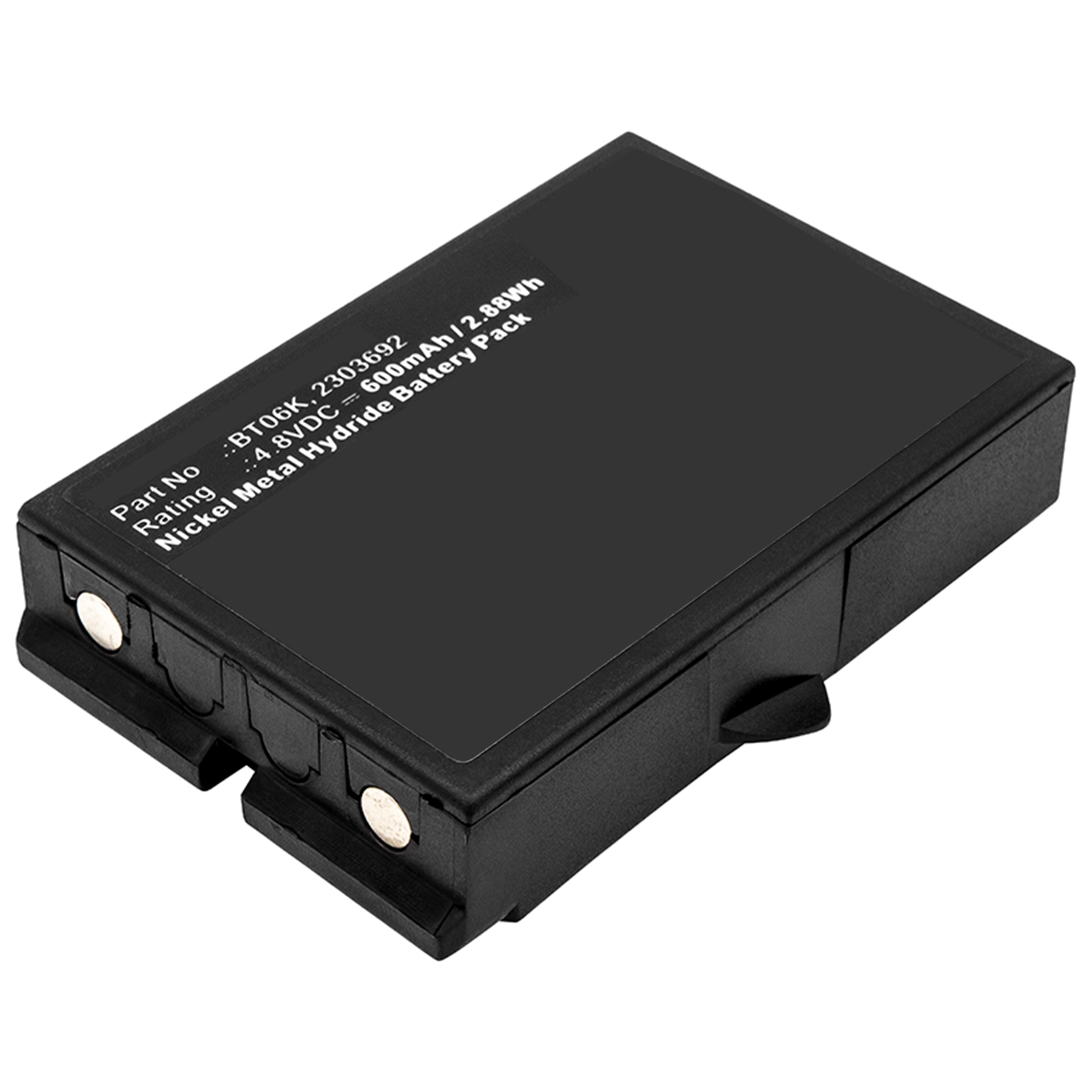 4.8V 600mAh Ni-MH Battery for IKU SI 2303692 ATEX & RAD-TF