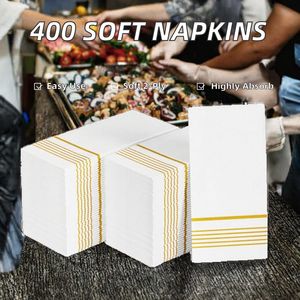 Serviettes en papier Airlaid à 8 plis, jetables, vente en gros pour restaurants, hôtels, traiteurs et événements - Product Image 2