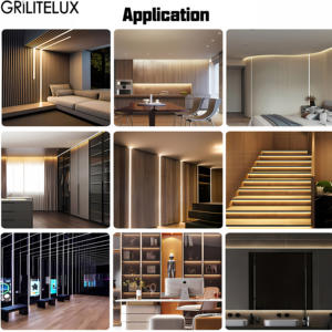 ไฟ LED แบบยืดหยุ่น GRILITELUX สีเดียว 3000K 4000K 6000K 480 320 LED ไฟเส้นตกแต่งแบบไร้จุด - Product Image 6
