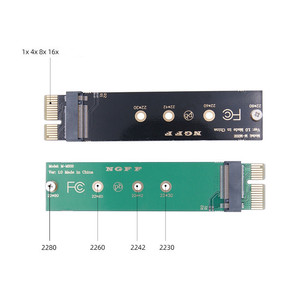 بطاقة محول <span class=keywords><strong>M</strong></span>.<span class=keywords><strong>2</strong></span> NVME إلى PCI-E 1x تدعم 4x و8x و16x - Product Image 2