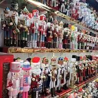 Décoration de fête d'activités de Noël en intérieur et en extérieur, statue géante de Noël de 120 cm, décoration de soldat casse-noisette en bois