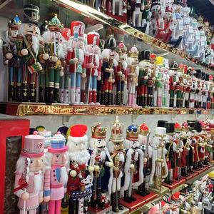 <span class=keywords><strong>Décoration</strong></span> de fête d'activités de Noël en intérieur et en <span class=keywords><strong>extérieur</strong></span>, statue géante de Noël de 120 cm, <span class=keywords><strong>décoration</strong></span> de soldat casse-noisette en bois - Product Image 5