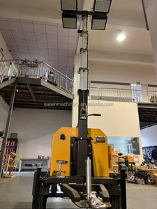 Hot bán MO-5658 Vàng Máy phát điện diesel tháp ánh sáng với 7m 9M Kính thiên văn mast - Product Image 3