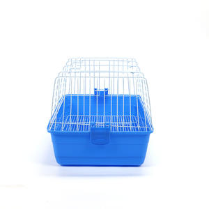 Fil de fer de qualité supérieure et plateau en plastique grand lapin néerlandais cochon cage cobaye cage de transport de lapin pour l'élevage de lapins - Product Image 6