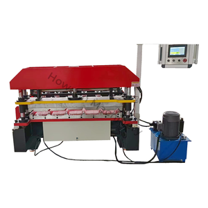 1250mm Width Roof Sheet Roll Forming Machine Zinc Roof Sheet Making Machine <b>Metal</b> Roof Panel Machine - Product Image 1