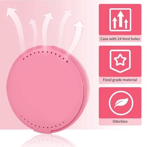 Orthodontic Retainer Case with Vent Holes Dental Mouthguard Container Multi-Purpose <b>Teeth</b> <b>Whitening</b> Accessory - Product Image 3