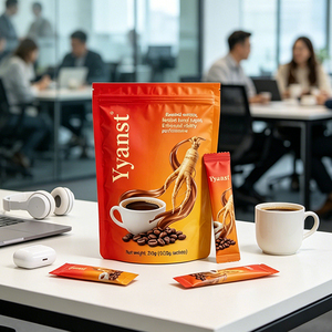 โปรโมชั่น กาแฟสำเร็จรูปผสมโสม 200 กรัม (10 ซอง x 20 กรัม) ผงธรรมชาติเพิ่มพลังงาน ช่วยเพิ่มความมีชีวิตชีวาและสมรรถภาพ - Product Image 6