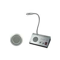 Talkie-walkie Mini amplificateur Lecteur Haut-parleur Interphone bidirectionnel pour fenêtre Comptoir Interphone pour stand