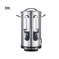 Eau chaude potable Double robinets Chaudière numérique en acier inoxydable Lait chaud Bouteille électrique de 20 litres Télécommande 2000 230 CN;GUA