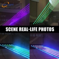 Laser professionnel 6 yeux rvb effet de faisceau de lumière laser couleur pour DJ disco éclairage de scène lumière laser à tête mobile