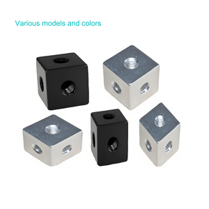 Đánh bóng sáu mặt vuông Nut sáu vít lỗ hợp kim nhôm với đồng Cố định khối mạ niken hạt cho ứng dụng khai thác mỏ - Product Image 4