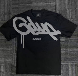 เสื้อยืดแขนสั้นทรงโอเวอร์ไซส์ ยี่ห้อ Geedup ลายพิมพ์ตัวอักษร ผ้าฝ้าย 100% คุณภาพเยี่ยม ลดราคาสุดฮอต สำหรับผู้ชาย - Product Image 4