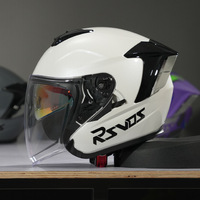 Casque de moto ouvert certifié OOH DOT anti-buée avec protection solaire, taille XL, double visière, double lentille, toutes saisons, ABS, neuf, avec haut-parleur intégré
