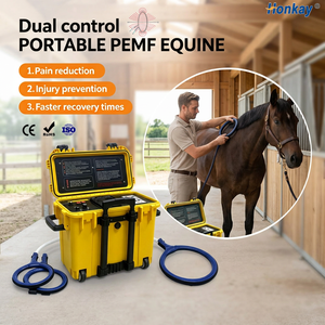 เครื่องบำบัดด้วยคลื่นแม่เหล็กไฟฟ้า (PEMF) ได้รับการรับรองมาตรฐาน CE ช่วยบรรเทาอาการเมื่อยล้าของกล้ามเนื้อ อุปกรณ์ฟื้นฟูสุขภาพสัตว์ด้วย PEMF สำหรับศูนย์ฟื้นฟูสัตว์ - Product Image 1