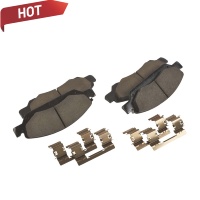 Jeu de plaquettes de frein semi-métalliques en céramique pour Toyota Corolla Prius Hilux Land Cruiser Honda CRV Nissan Rogue Sunny Mazda 3 6 pour Audi