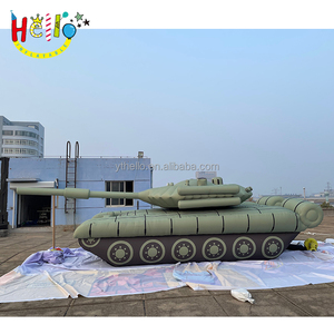 Tanque inflable de avión y coche de cebo, Camuflaje del desierto, panzer inflable - Product Image 5