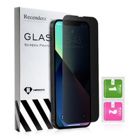 Protecteur d'écran pour iphone 13, 1 pièce, colle complète, verre japonais, anti-confidentialité pour téléphone portable