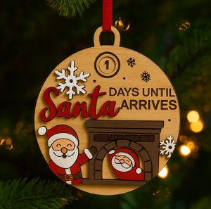 PAFU <span class=keywords><strong>natale</strong></span> festa appesa ornamenti in legno <span class=keywords><strong>natale</strong></span> conto alla rovescia <span class=keywords><strong>giorni</strong></span> del calendario fino a <span class=keywords><strong>natale</strong></span> segno di legno - Product Image 2