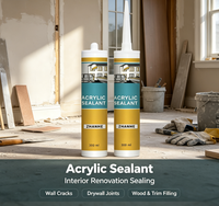 Scellant acrylique de qualité industrielle 300 ml, couleur personnalisée |   Imperméable, pour les espaces entre les plafonds et les lignes décoratives en bois