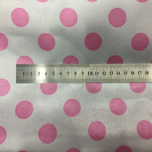 RTS Vải Sa Tanh Chấm Bi In Họa Tiết 100% Polyester 2Cm Giá Rẻ Cho Đầm/Nơ - Product Image 3