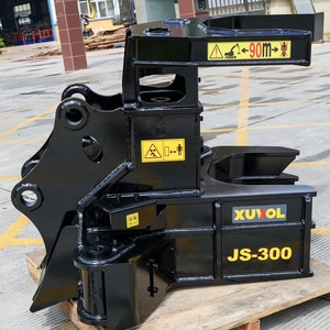 Machines de coupe d'eucalyptus 250 mm 300 mm 400 mm Arbres stables Machines de coupe forestières Excavateur hydraulique Cisailles à bois - Product Image 3