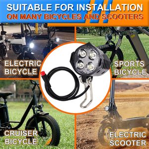 Wholesale Stainless Steel Motorcycle Headlight for Dirt Bike and <b>Bicycle</b> Easy Install High Quality <b>Lighting</b> System - Product Image 4