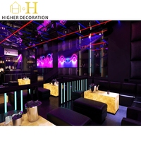 Night Club Lounge Design Night Club Interior Design Led Bar Meubles Table Led Tables rondes Décoration intérieure