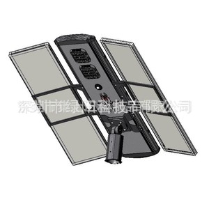 Solar Street <b>Light</b> Aluminum Alloy <b>Shell</b> Mono Si Solar Cell LED Road Lighting Wall Mount 60V DC - Product Image 2