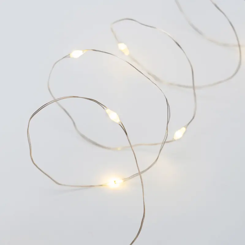 Battery Operated Party Decorative Copper Wire Micro LED Christmas String Fairy Lights