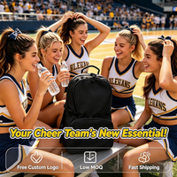Sac à dos scintillant personnalisé et coloré pour équipe scolaire, avec logo brodé, idéal pour les pom-pom girls, la danse et la gymnastique 2026