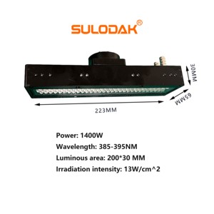 Lámpara de Curado UV de 13W/cm² para Ricoh G5 G6 Konica 1024i, Impresión de Etiquetas en Cinta Transportadora Plana UV y Curado de Pintura UV - Product Image 3