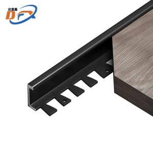 Visgraatvormige buigzame aluminiumlegering tegelrandbeschermer, eenvoudige installatie voor aannemers - waterbestendige decoratieve vloertrim - Product Image 5