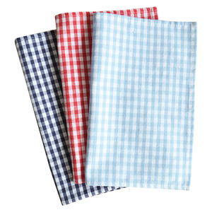 Sets de table carrés en coton de style américain, rouge, bleu foncé, bleu clair, lavables en machine, pour salon, chambre, repas en plein air - Product Image 5